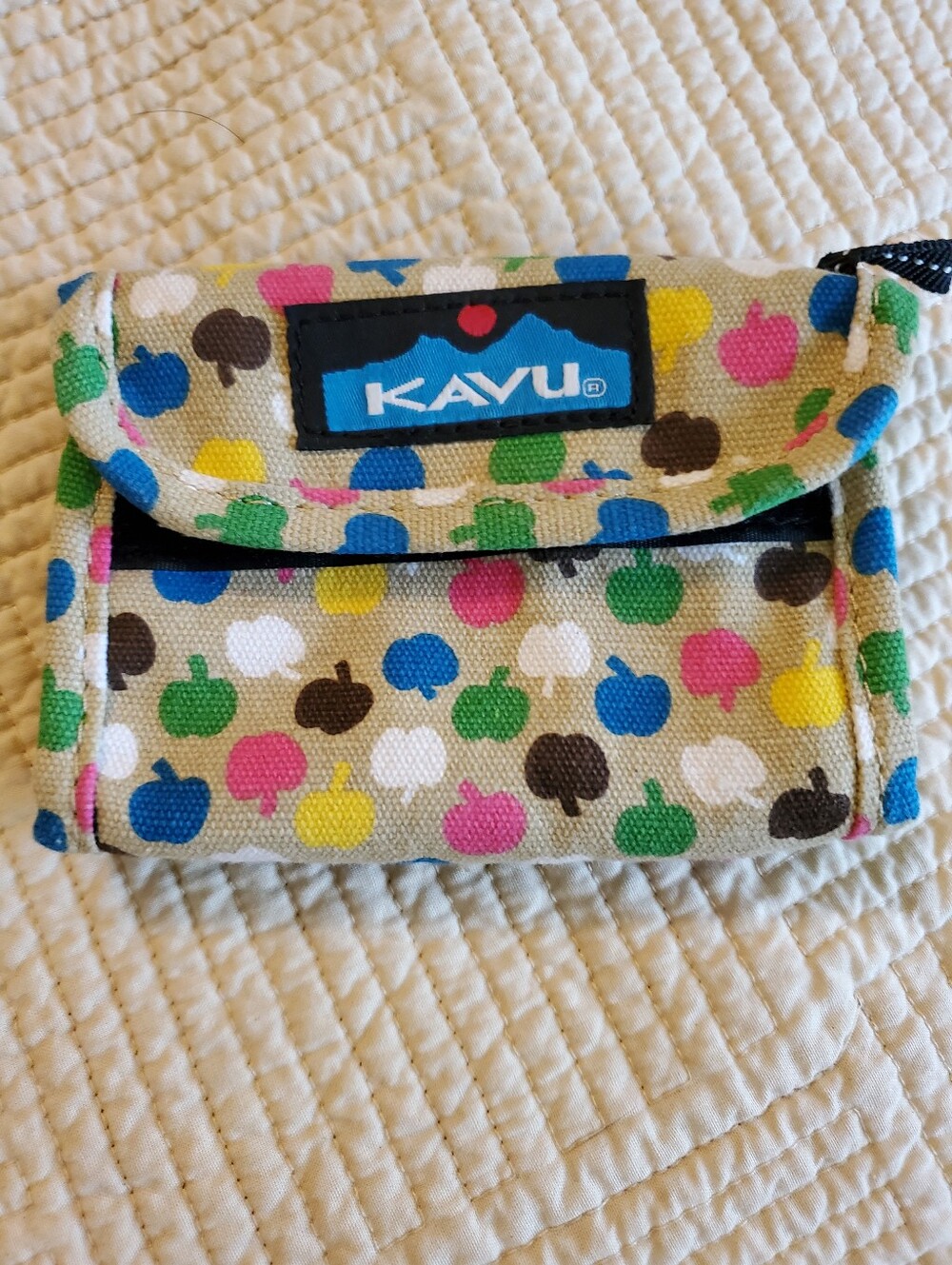 KAVU Apple Print Wallet
